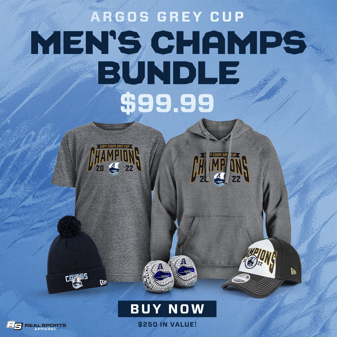 Real Sports Apparel on Twitter "ARGOS GREY CUP CHAMPIONSHIP BUNDLE
