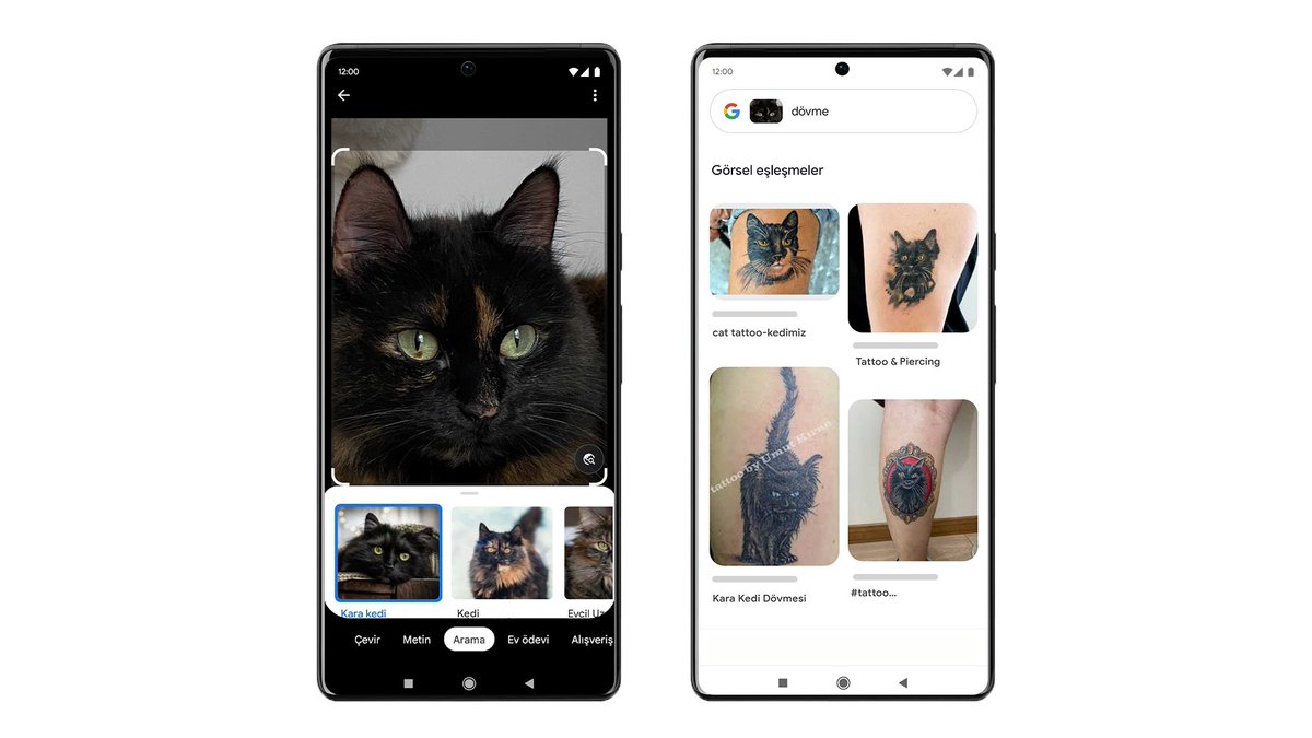 googleturkiye's tweet image. Google Lens&apos;e görsel aramalarını detaylandırabilmen için &quot;metin ekleme&quot; özelliği geldi. #GördümAradım #Multisearch