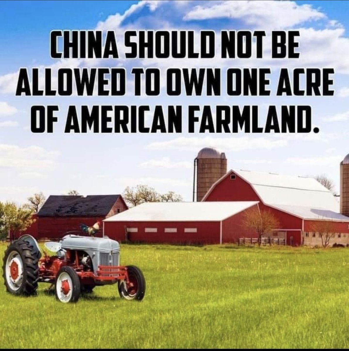 We should all be able to agree on this! #farmland #America #CCP #China #AmericanFarmers #Farmers