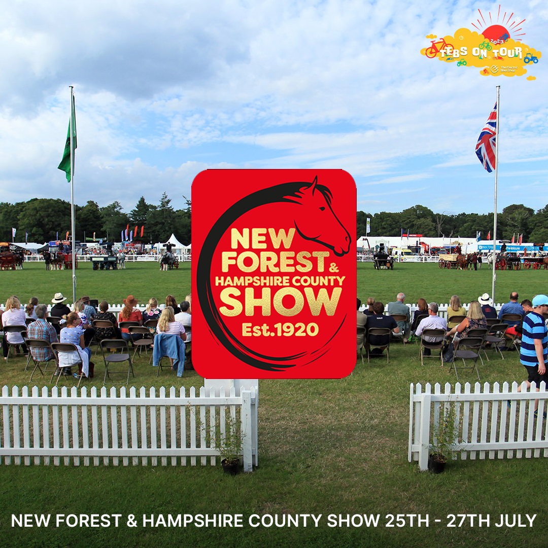 eCycleUK's tweet image. And the show continues...  

Next up we're at the New Forest &amp;amp; Hampshire County Show from Tuesday 25th - Thursday 27th. 💪🎉

📍The Showground New Forest National Park, Clay Hill, Brockenhurst SO42 7QH

@NewForestShow

#TEBS #bike #ebike #newforest #newforestshow #southampton