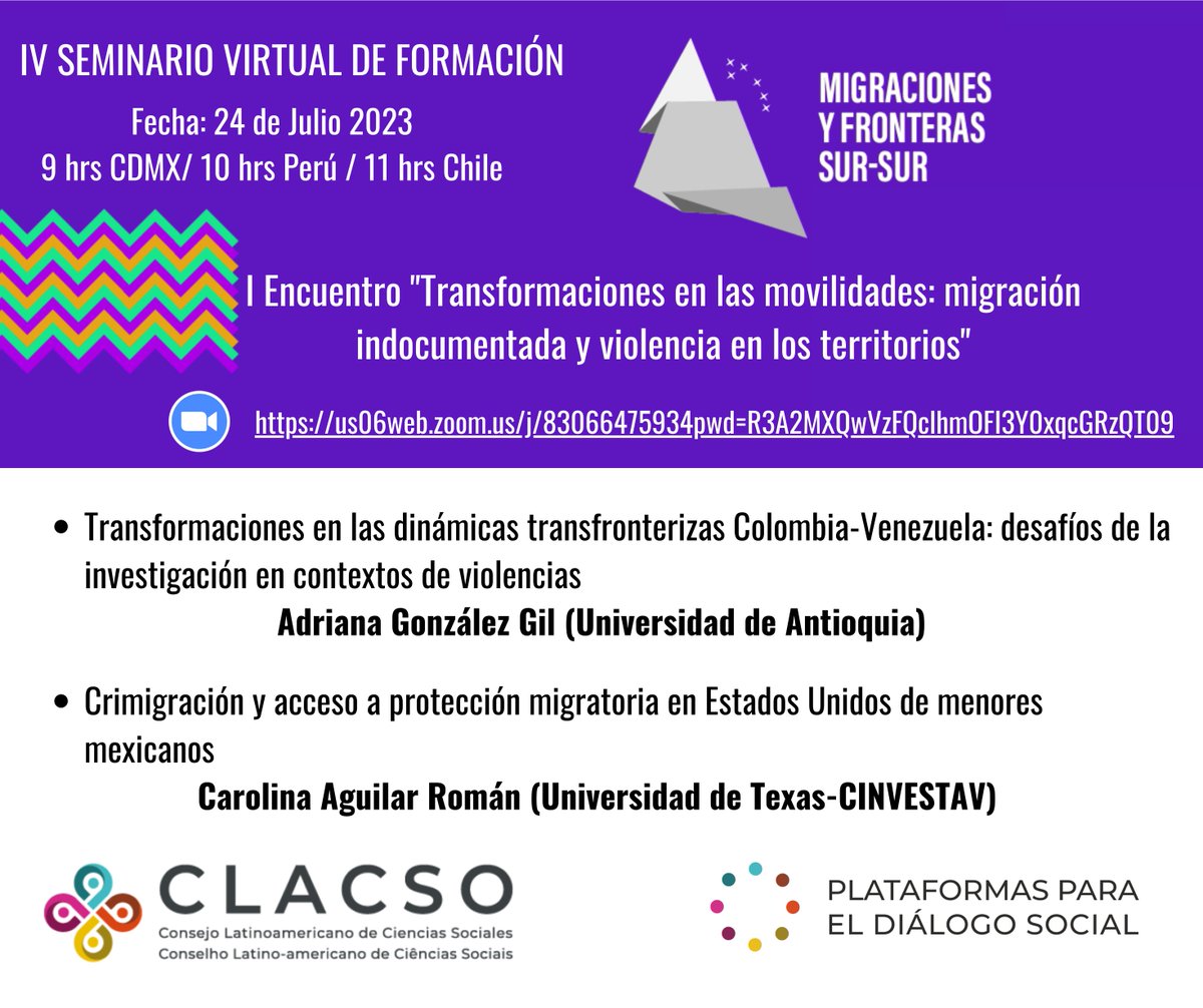 Migraciones y Fronteras Sur-Sur tweet media