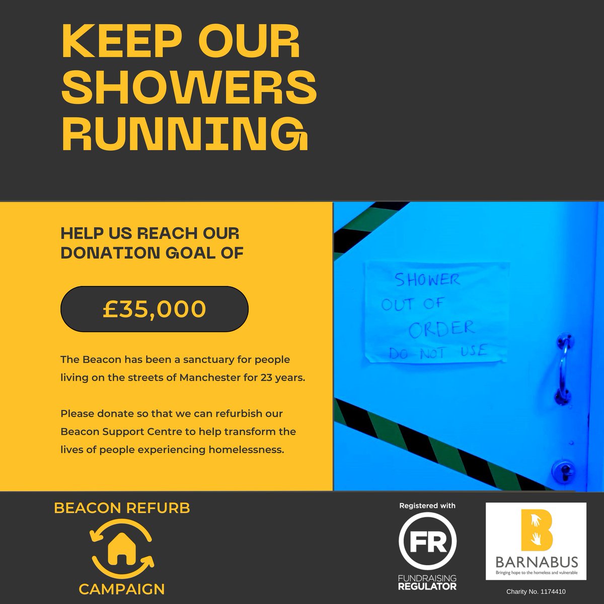 Our support centre, has been a sanctuary for people living on the streets of Manchester for 23 years.

After so many years serving Manchester and the people experiencing homelessness, our Support Centre needs a refurb

Please donate to our refurb campaign

crowdfunder.co.uk/p/barnabus-bea…