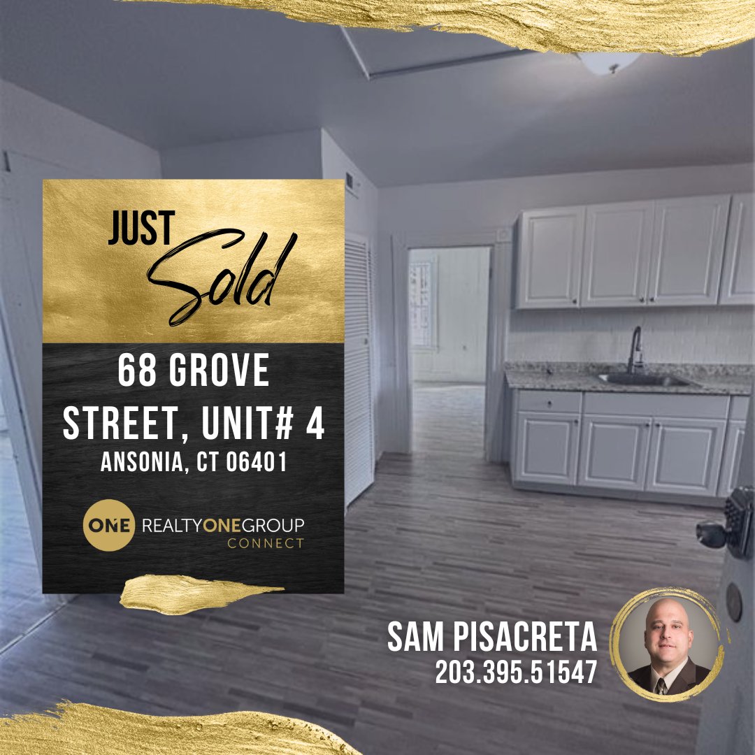 Another ONE Sold by Sam Pisacreta! Congrats to you & your clients! ☝️🙌
#JustSold #Realestate #Ansonia #rogconnect #one #Openingdoors facebook.com/14522445648152…