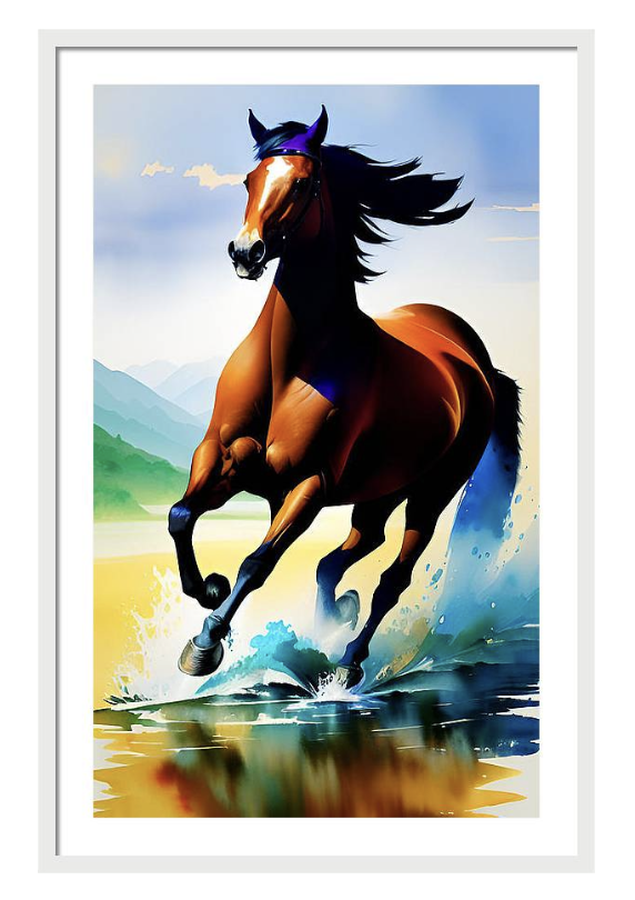 New art for sale, 'A Galloping Horse' fineartamerica.com/featured/a-gal…
 #BuyIntoArt #paintings #digitalart #artsale #artforsale #ArtMatters #BuyArtNotCandy #giftideas #WallArtForSale #horse #horsepainting #watercolorart #BuyIntoArt