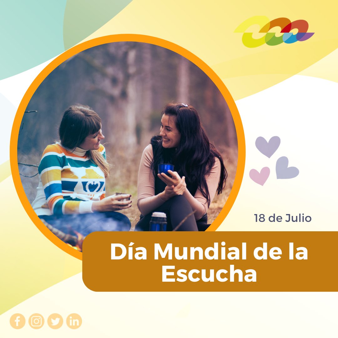 👂💙 En el Día Mundial de la #Escucha nos comprometemos a abrir nuestros oídos y corazones para conectar con los demás. 🤝  Hoy celebramos la importancia de la escucha activa y respetuosa en nuestras vidas y relaciones. #EscuchaActiva #rse #fundacionflechabus #comunidad #Empatia