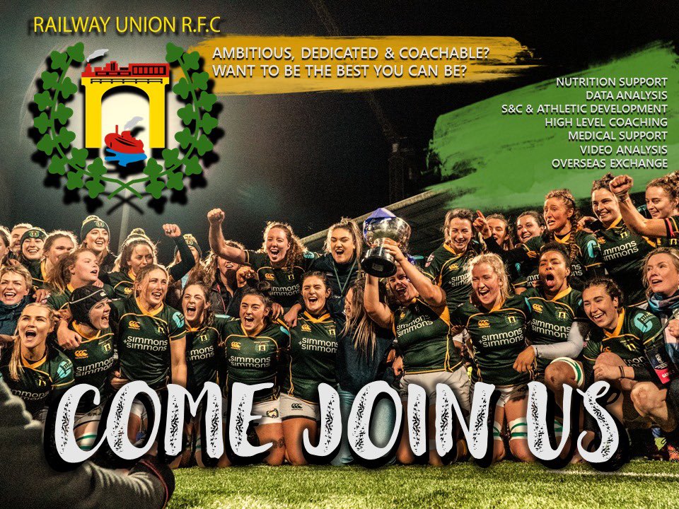 If you are on this, it’s likely your daughter or niece we are after! 

Is she a high level crossover athlete, excelling at junior rugby or graduating from U18s &amp; wants to try performance rugby? 

We run the best program in Ireland &amp; are the best place for her to grow - DM us!