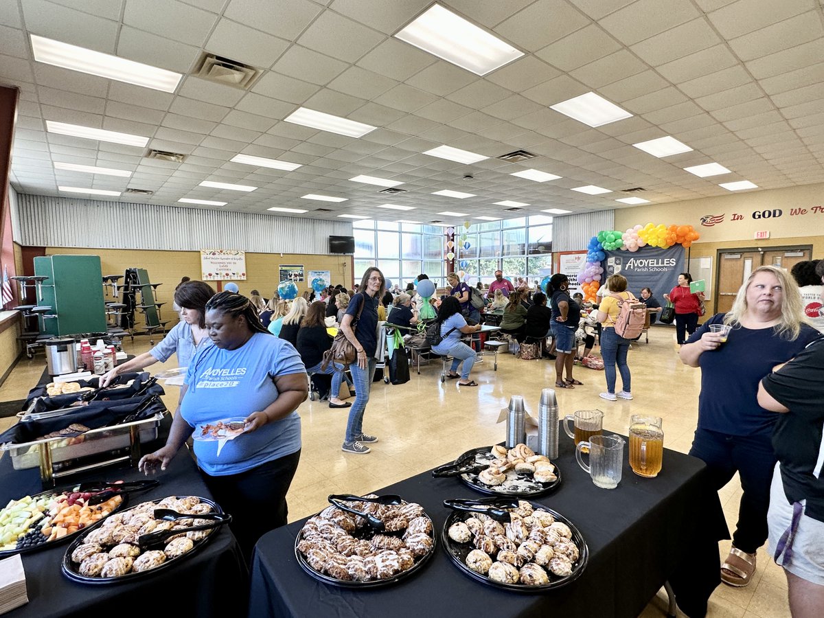 AvoyellesPSB's tweet photo. We want to THANK @BaileyEducation Group for the amazing breakfast☕️🥓🍓and awesome swag bags 🛍️that each participant received this morning at registration at #AvoyellesPPP23. https://t.co/3ymgsTTxU1