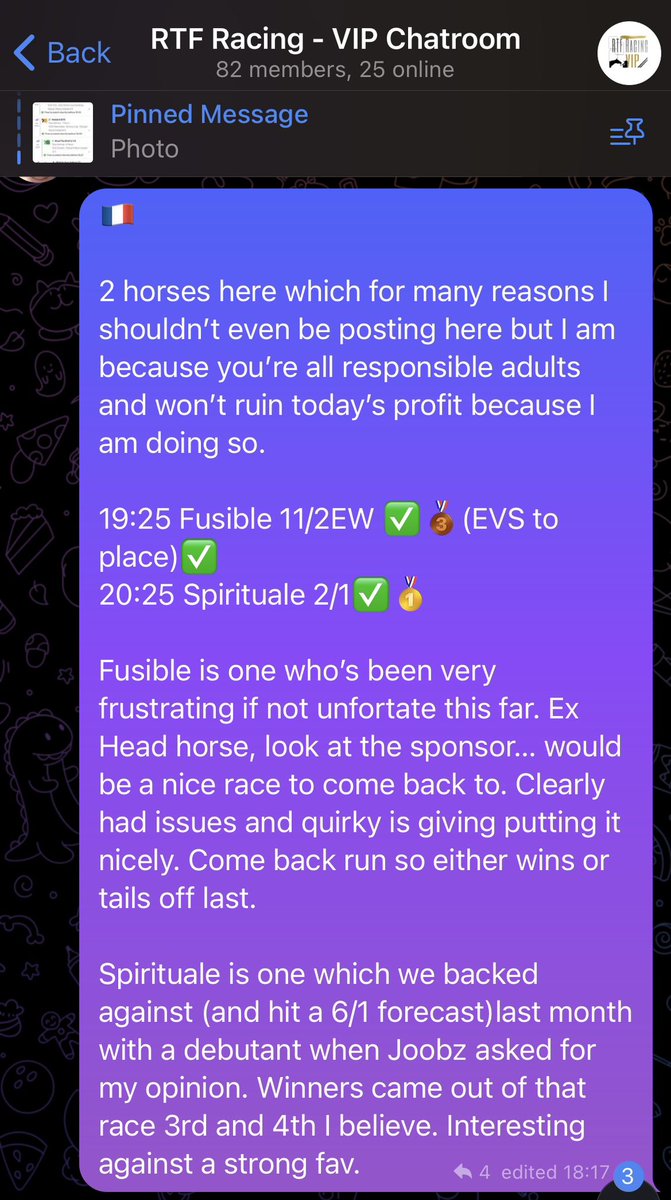 RTF_Racing's tweet photo. OUI OUI OUI 🇫🇷🥂

After some chatroom winners, we are feeling very generous, so if this tweet gets 100 ❤️‘s we will invite another 2 into our chatroom.

If you want to join the RTF Community, you know what to do 😘 https://t.co/3ukZPuvm8r