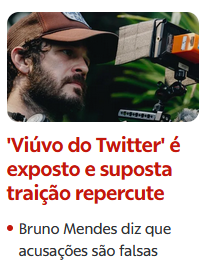 navemaetoaqui's tweet photo. Parabéns comunidade TT
A fofoca de hoje conseguiu a 1° página da globo . com!!!
Parece até que é uma notícia super séria hahahahahaha
AMOOOOOOOOOOO
#viuvodotwitter
#viuvo
#amante https://t.co/MP9BbbIZTX