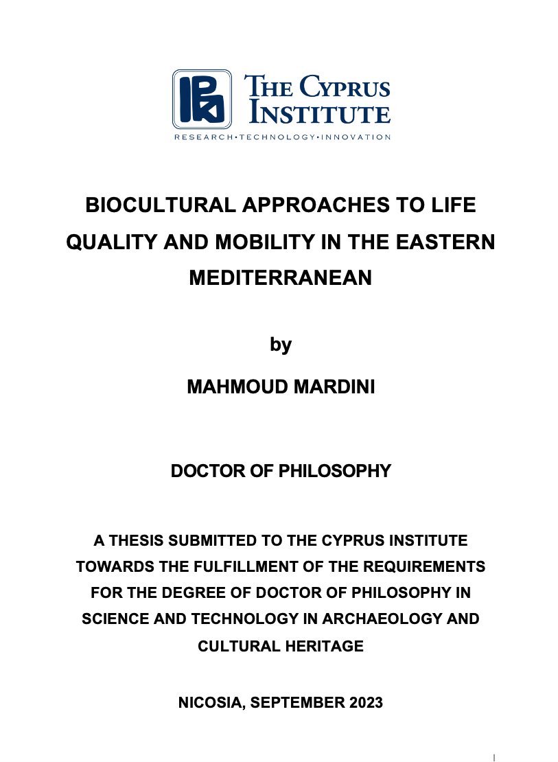Mahmoud, a lost Lebanese bioarchaeologist... tweet media