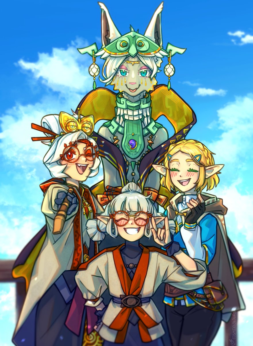 ୨୧ みさページ୨୧ WOMEN IN STEM~!!!! ❤️💚🩷💙 #TearsOfTheKingdom #Mineru #Purah