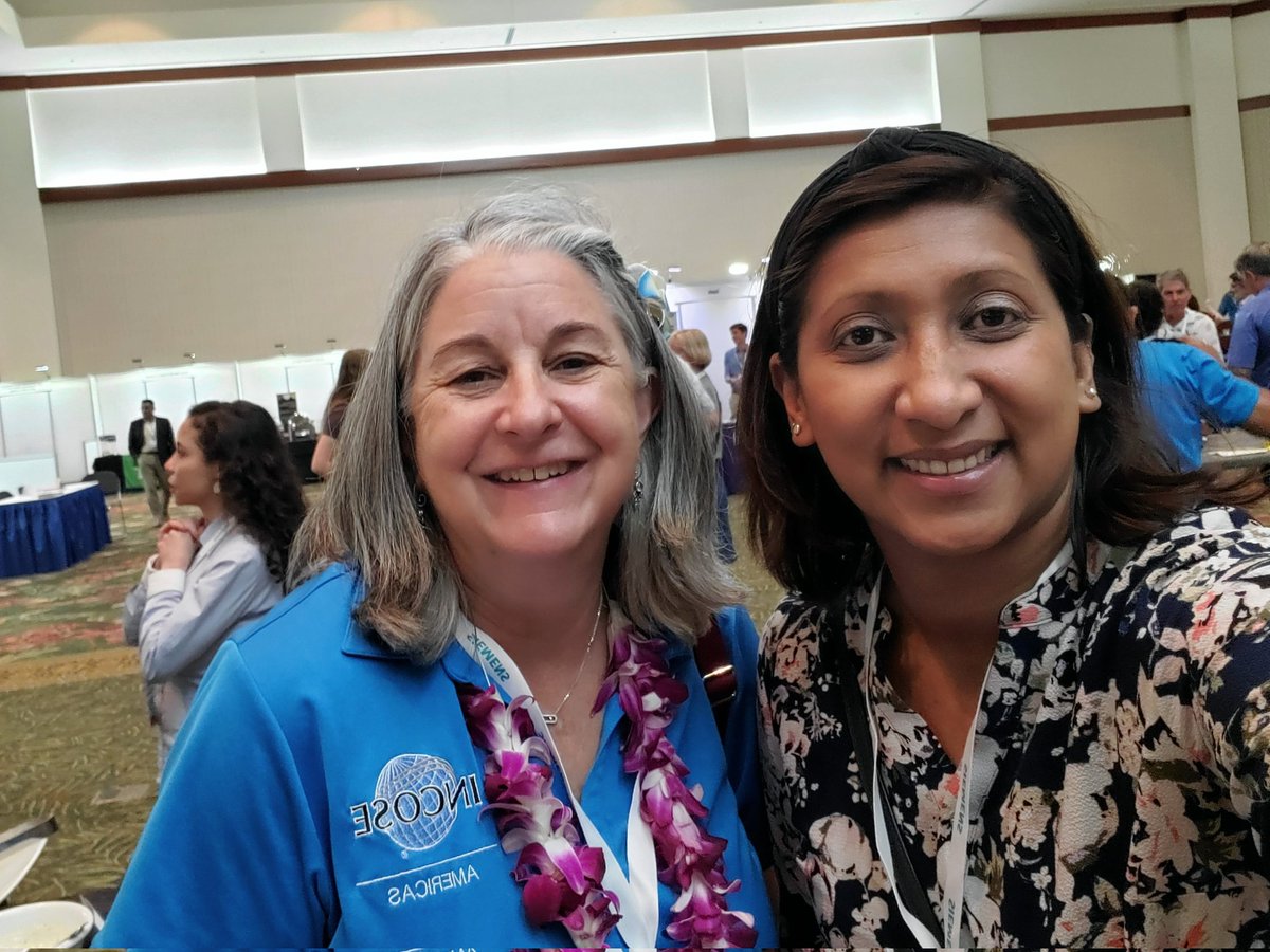 Reconnecting at #incoseis with
Tonni Sultana!