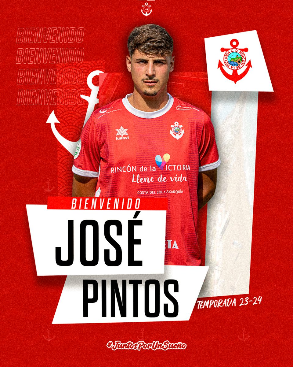 ⚔️ 𝐉𝐨𝐬𝐞́ 𝐏𝐢𝐧𝐭𝐨𝐬, 𝐜𝐨𝐧𝐭𝐮𝐧𝐝𝐞𝐧𝐜𝐢𝐚 𝐩𝐚𝐫𝐚 𝐥𝐚 𝐝𝐞𝐟𝐞𝐧𝐬𝐚 𝐞𝐧 𝐓𝐞𝐫𝐜𝐞𝐫𝐚 𝐑𝐅𝐄𝐅

El central malagueño, con experiencia contrastada en Tercera, se convierte en el sexto fichaje y aportará fuerza a la zaga

#JuntosPorUnSueño ⚓️