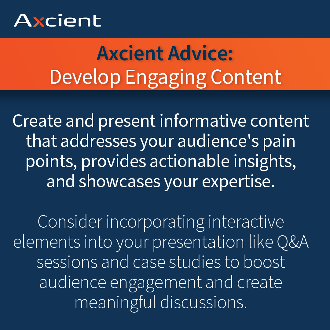 Axcient's tweet photo. Check out this #AxcientAdvice all about hosting #LunchAndLearns from the lunch and learn expert herself, Cheryl Nuckles! #MSPAdvice https://t.co/QN9TQ2E1ix