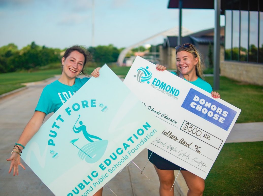 The Edmond Public Schools Foundation supports teacher DonorsChoose projects all year with $100 kickstarts. Last year, $411,000 went into @EdmondSchools classrooms through projects YOU helped fund!