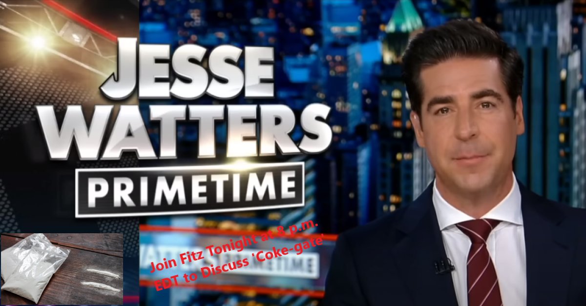 JFitzJourney's tweet image. Very excited to announce that Fitz will be appearing on @JesseBWatters #PrimeTime to discuss the Joe Biden #CokeGate scandal at the White House. 

Tune in at 8:00 p.m. EDT!
