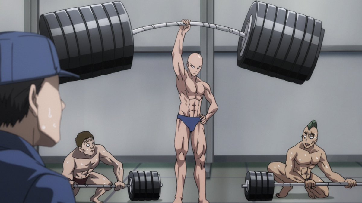 NetflixBrasil's tweet photo. Saitama AKA "Careca de Capa", vc construiu um fisico muito AESTHETIC, não é mesmo? Como vc conseguiu isso? Qual seu segredo Saitama? Vc usa o suco? Seria Saitama mais um FAKE NATTY 🔨?! https://t.co/1KD4HVfY2N