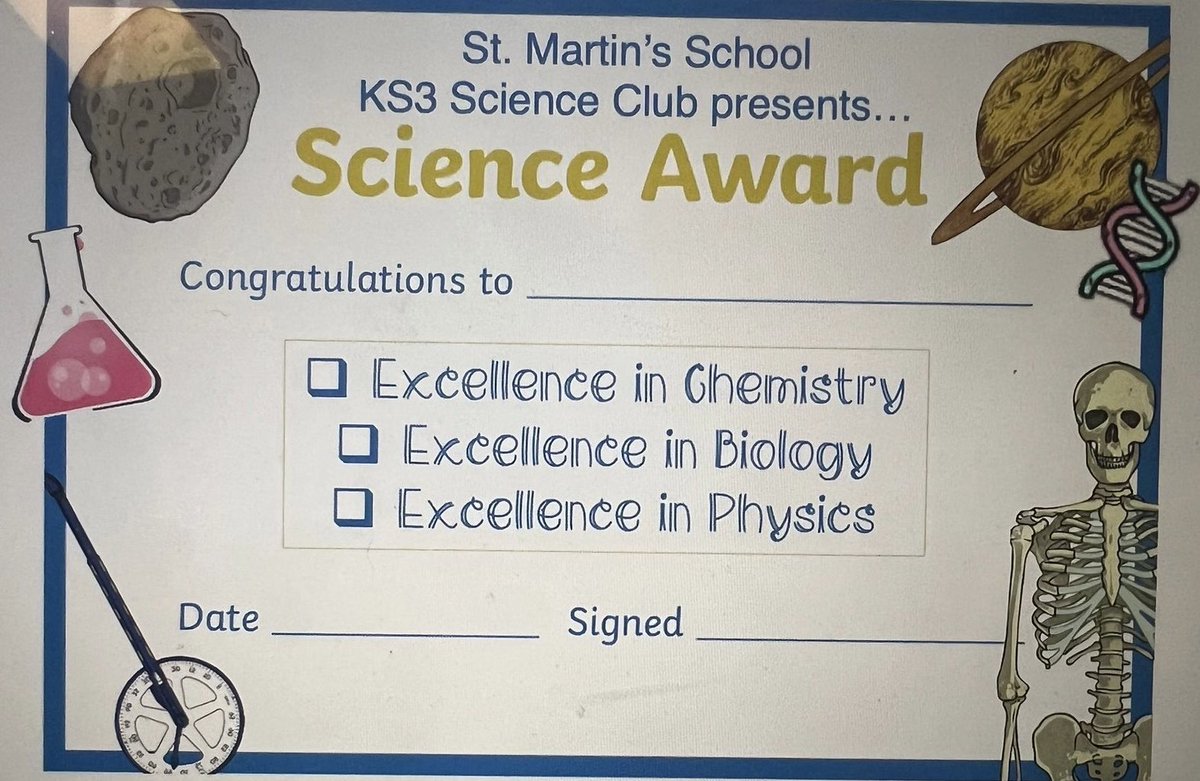 SciStm's tweet photo. Last Science Club of the year 🥳

Well done to everyone who got involved this year, we can’t wait to see you back in Sept! 

A huge thank you to Dr Everest, Dr Willis, Miss Charles, Miss Martin and Mrs Sowden for making Science Club such a success 🏆👏 https://t.co/dEIs3N6uNH