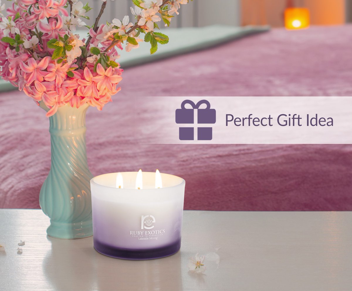 rubyexoticsllc's tweet image. Our Product Highlight Today Features This Amazing Lakeside Morning 3 Wick Scented Fragrance Offering up to 40 Hours Burn Time. This 3 Wick Soy Candles make the Perfect Gift for anyone who Loves the Feeling of a Cool, Fresh Lake. If You’re Ready to Slip Away Mentally and…