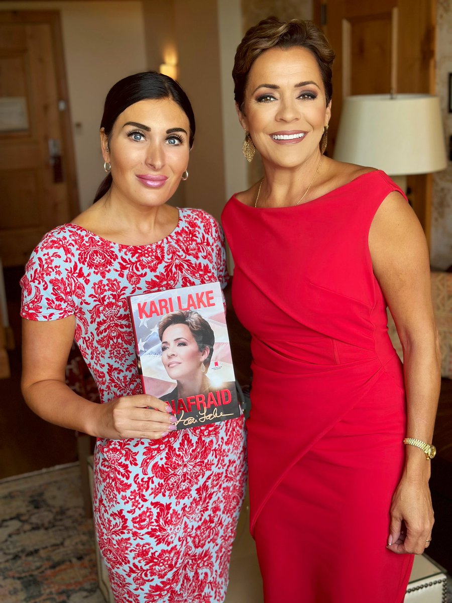 So great seeing the fearless and beautiful <a href="/KariLake/">Kari Lake</a> in The Villages, Florida today where she’s having her book signing this afternoon. 

If you haven’t purchased her book UNAFRAID, you should definitely check it out! Kari pulls no punches in her book! 

Which is why we love her!