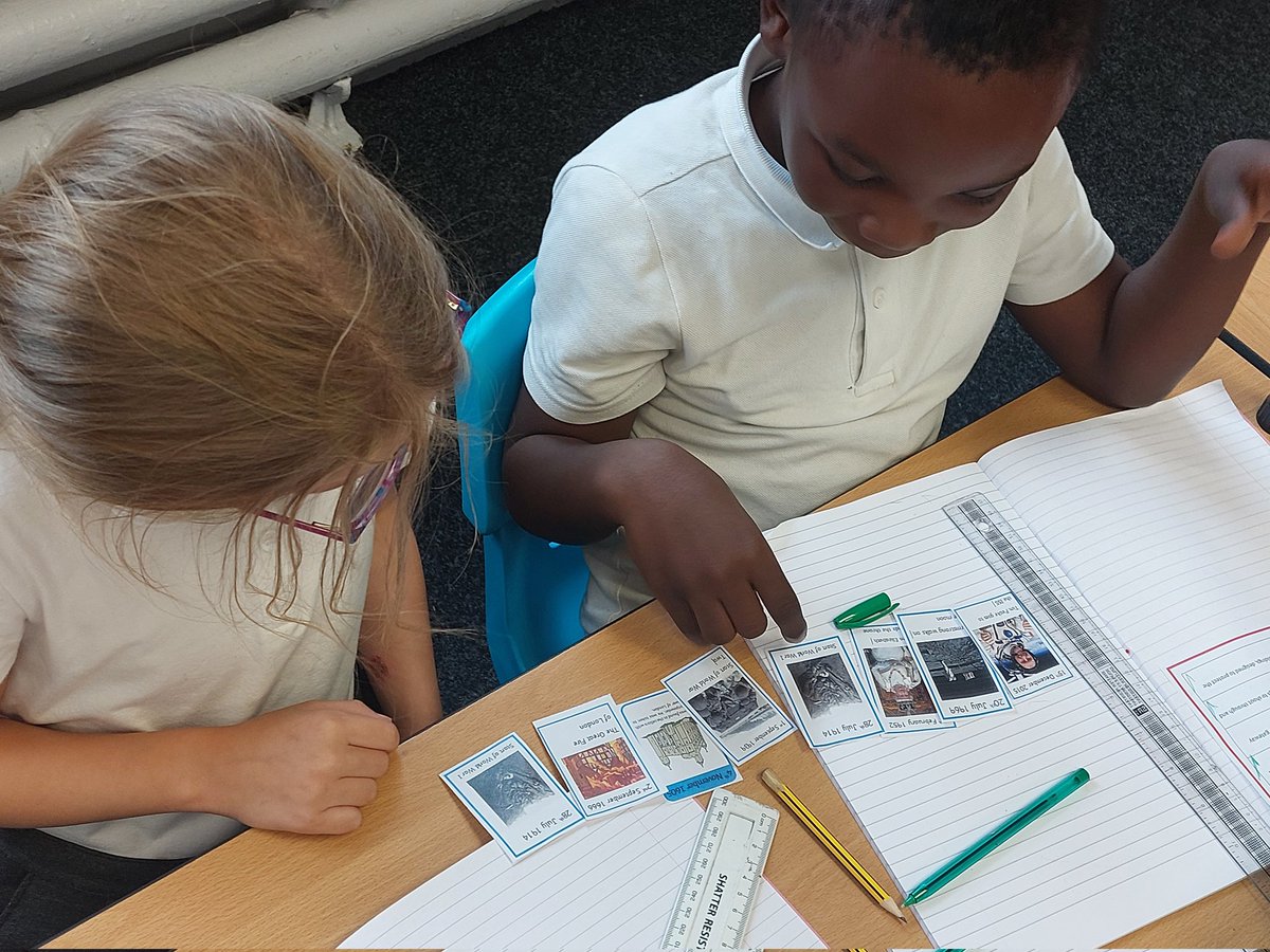 rjsyear3's tweet photo. And in history this afternoon we looked at lots of different periods of time and ordered them chronologically! https://t.co/4xH3X5556j