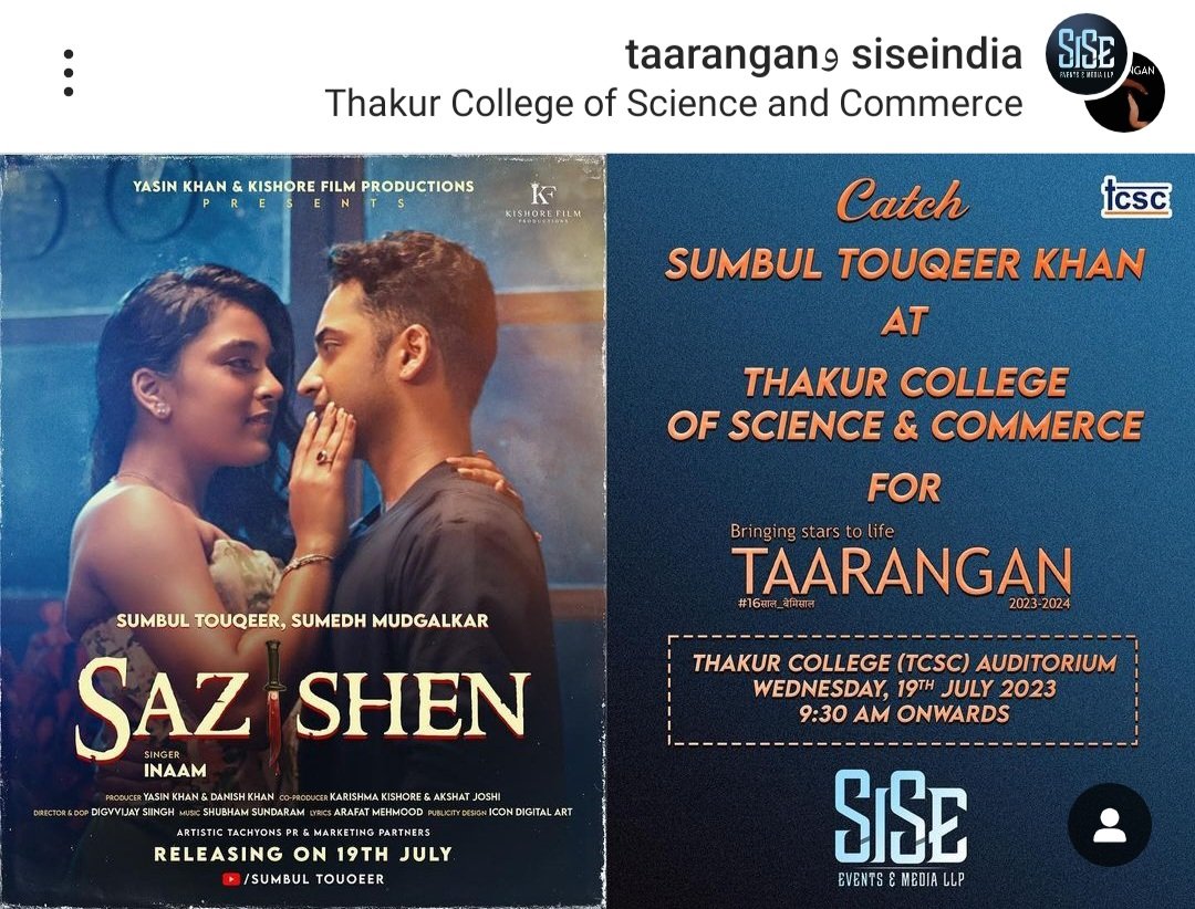 GMGFlame's tweet photo. Sumbul is going to attend a college festival tomorrow at 9.30AM.
#Sazishen
#SumbulTouqeerKhan
#SumbulSquad
#SumbulTouqeerKhan
#Sumbultouqeerkhan𓃵
#sumbultouqeer
#ARMYOFSUMBUL
#teamsumbulmbulofficial
#teamsumbulfc
#teamsumbultouqeer
#iia9sumbultouqeer
#TeamSumbul https://t.co/f9Qg86C26z