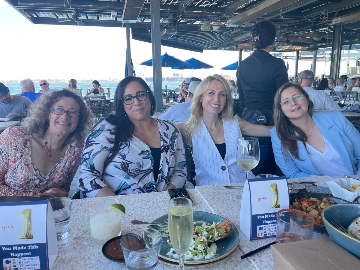 CBTPLaw's tweet photo. One Year, One Firm. The whole #CBTPLaw team enjoyed last Friday afternoon at Coasterra celebrating its 1-Year Anniversary. There was delicious food, good drinks, (slightly too difficult) trivia, and a spinning wheel. Looking forward to doing more great work together in Year Two! https://t.co/ZlLVZcvlmd