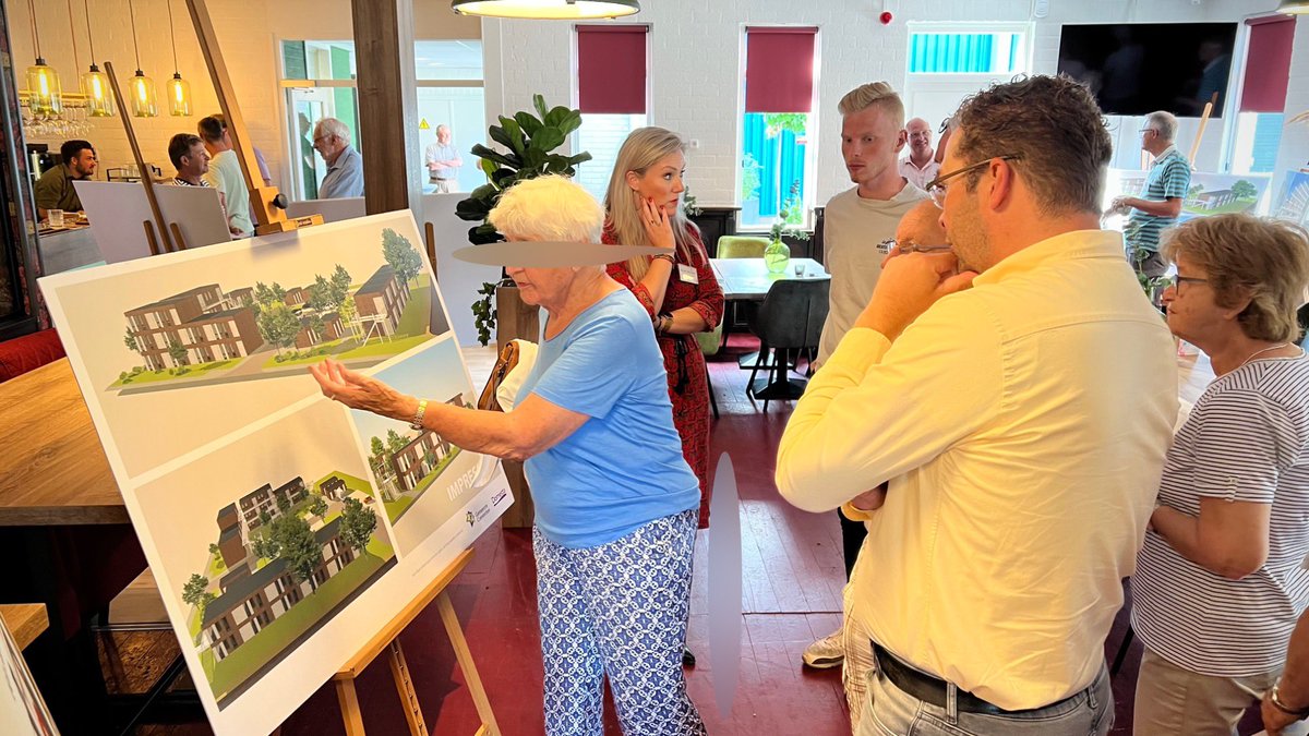 Een mooie opkomst bij de inloop over flexwonen in Coevorden. Met een heel team konden we meer uitleg geven over het plan, dat we gezamenlijk met <a href="/Domesta/">Domesta</a>  willen uitvoeren. Ik heb veel positieve reacties gehoord over het tijdelijk vergroten van het aanbod van sociale huur.