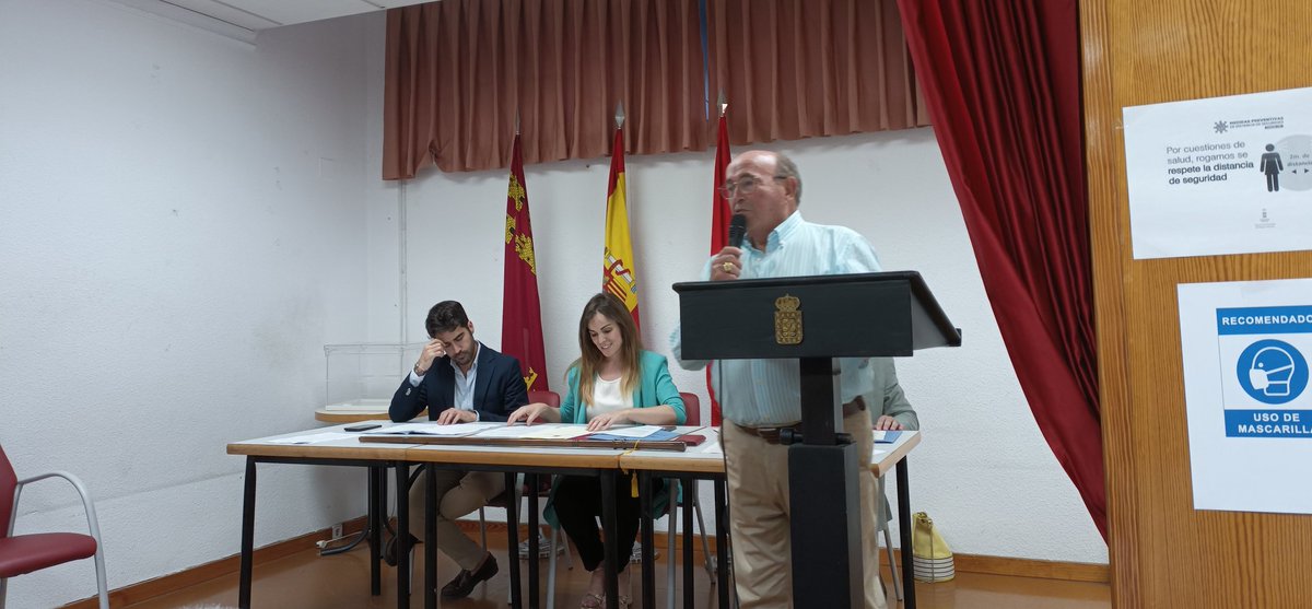 Elección del Presidente de la Junta Municipal de Distrito Este, Enhorabuena, Rafael Gómez.