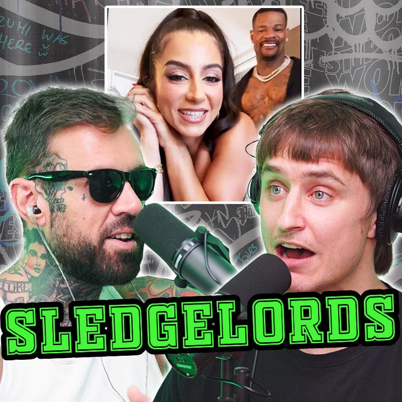 SledgeLords's tweet photo. Episode 34 is out now after a long hiatus! Tune in to hear all the juicy details from #Adam22’s wedding &amp; Lena The Plug’s BBC scene 😳 https://t.co/K6NNpfEVcN https://t.co/ICrL7VhgOT