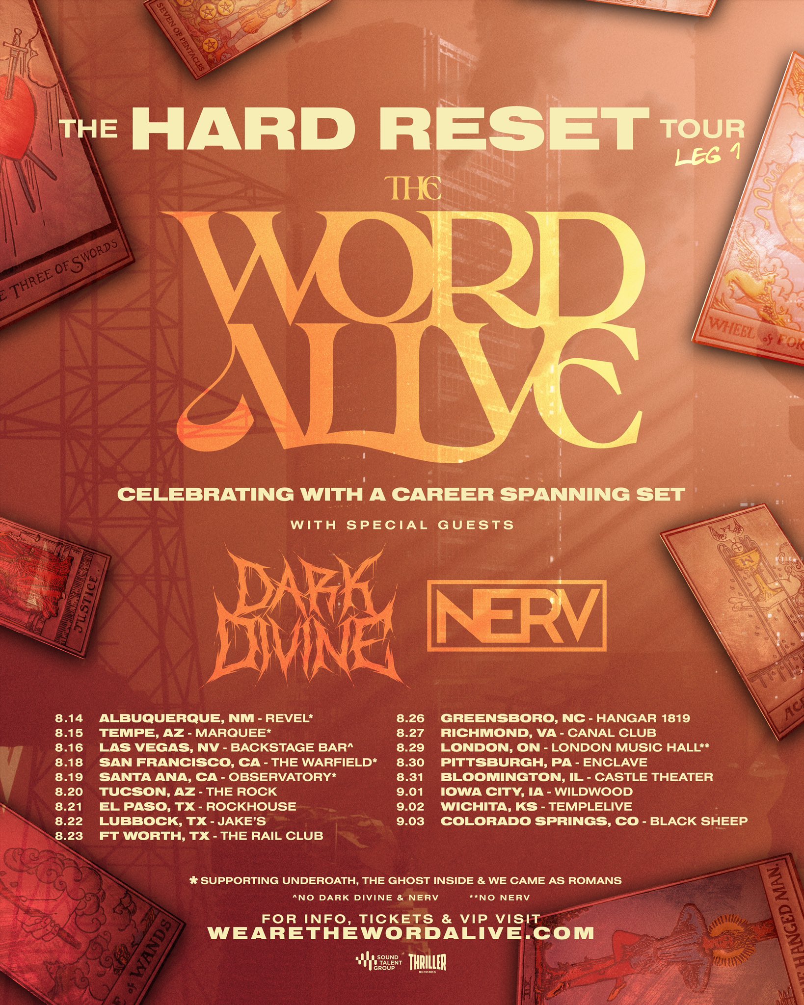 THE WORD ALIVE on Twitter "🚨 NEW SHOW ADDED 🚨 We’ve added a Las Vegas