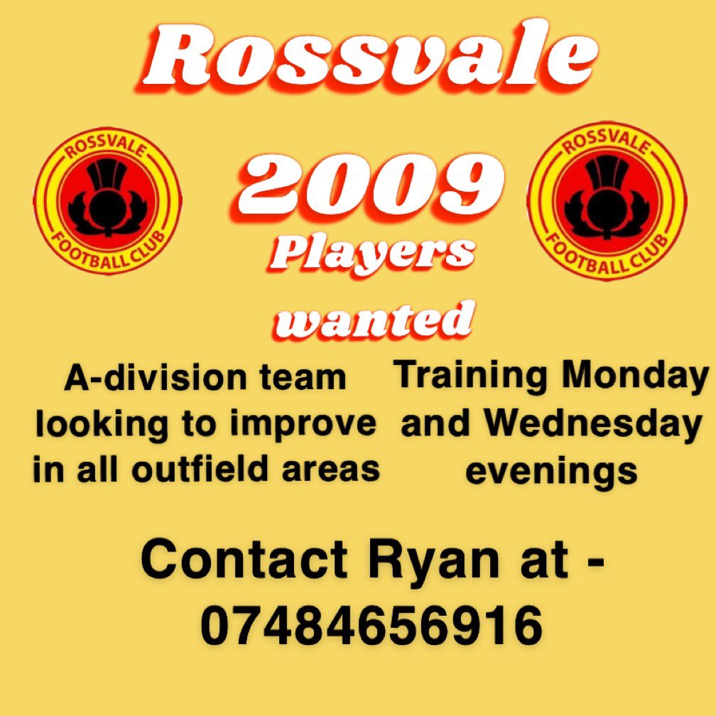 We’re recruiting for the upcoming season, information below.