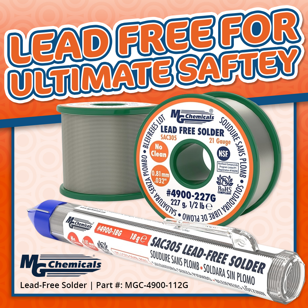 CableOrganizers's tweet image. This solder is perfect whether you need it for jewelry making, plumbing, electronics, or any other craft or job that would need to combine two pieces of metal. This formulation includes no lead for ultimate safety when used. #CableOrganizer #HeatTools #Soldering #MGChemicals