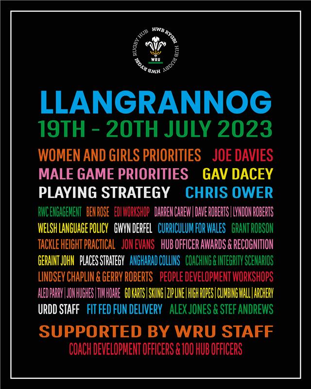 WRU_Community's tweet photo. Tomorrow we welcome @WelshRugbyUnion staff & #WRUHub officers to @Urdd @llangrannog1932 Llangrannog ❤️🏴🏉
Headline acts from @chris_ower @JoeDaviesWRU @gavindacey & the playing strategy #Growth #Retention
Supported by other key priorities for our community strategy #HubFest https://t.co/vEHZSwnoHa