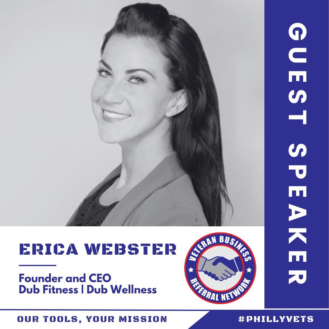 Greater Philadelphia Veterans Network (GPVN) (@phillyveterans) on Twitter photo #PhillyVets it's looking like a solid crowd for Wed as <a href="/ericadubfitness/">Erica Liermann (webster)</a> (Army Veteran), prior GPVN board member and VBRN committee chair, is returning as our guest speaker.
7/19 @ 8am Veteran Business Referral Network (VBRN - PA).
Register: gpvn.org/vbrn #PhillyVets it's looking like a solid crowd for Wed as <a href="/ericadubfitness/">Erica Liermann (webster)</a> (Army Veteran), prior GPVN board member and VBRN committee chair, is returning as our guest speaker.
7/19 @ 8am Veteran Business Referral Network (VBRN - PA).
Register: gpvn.org/vbrn