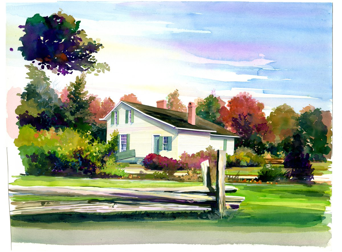 These watercolour paintings of The Anchorage and Bradley buildings were created in the late 20th century by Mike Dywelska, who worked as a freelance illustrator and has lived in Mississauga since 1972.

Learn about Bradley Museum at bit.ly/3q1DL2C #HistoricPlacesDays