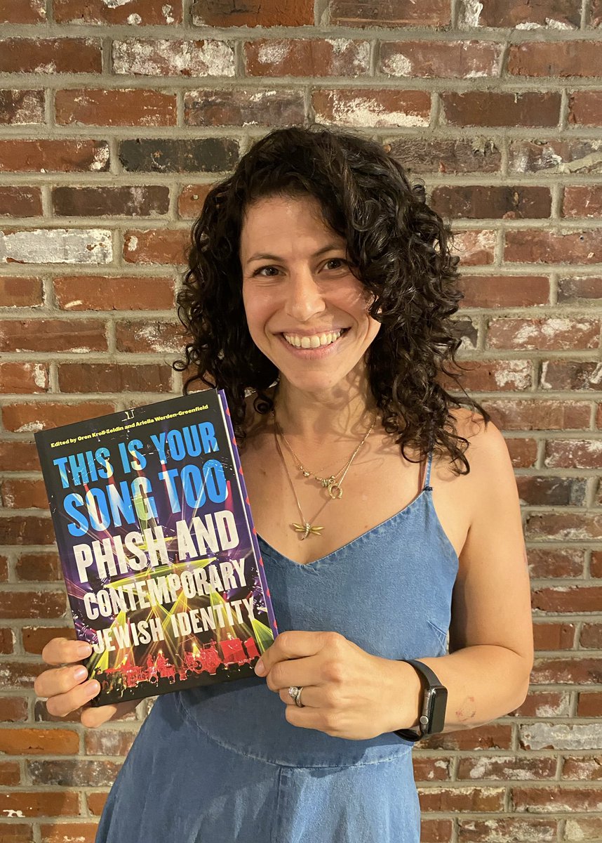 AriellaWG's tweet photo. Feels pretty good to finally hold this in my hands. 
This Is Your Song Too: Phish and Contemporary Jewish Identity drops on Sept 5. 

Order with PSU Press and use code NR23 for 30% off.
https://t.co/L1xDvjEn1r   @orenkz @mike_gordon @Marc_Brownstein @Greenhauseffect @EvanBenn https://t.co/I0G5mCh7sf