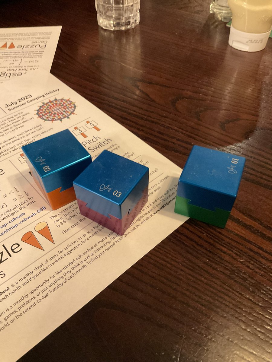 Cheltenham MathsJam tweet media