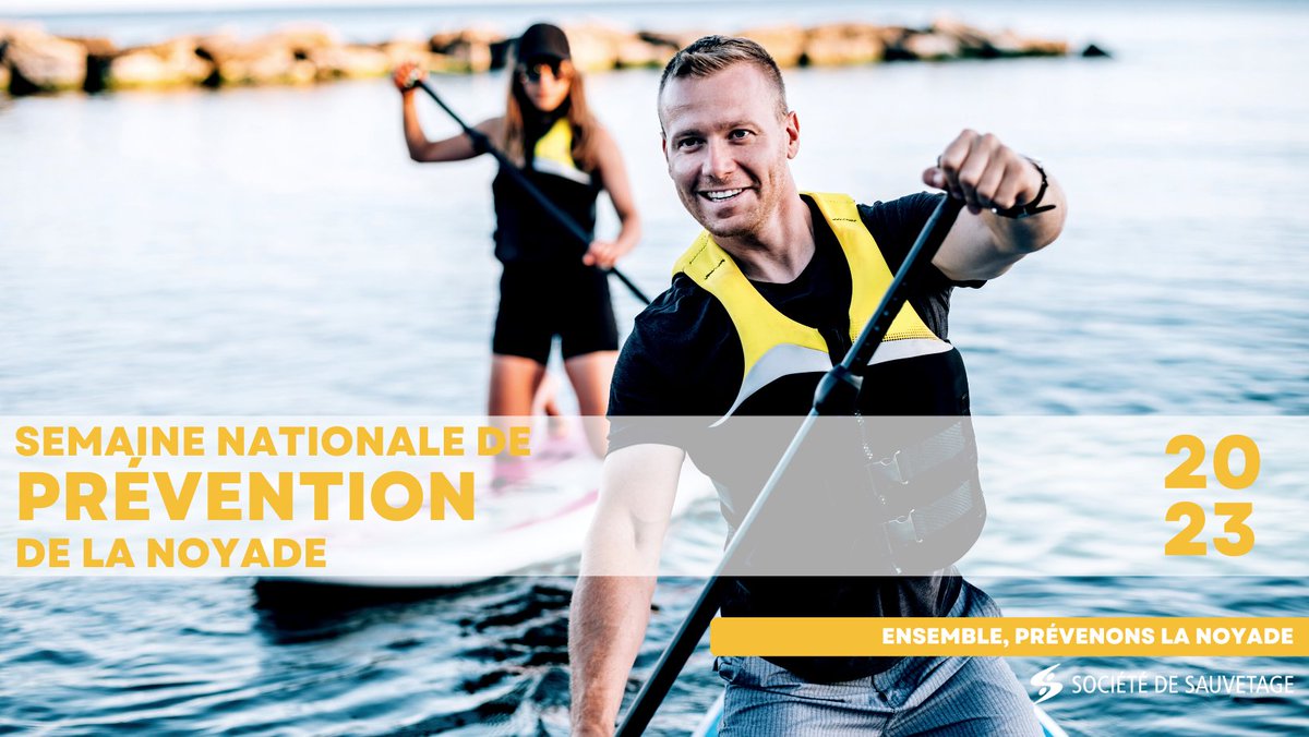 sauvetage's tweet image. |SNPN 2023|
Bob et Ginette s’en vont en paddle, Bob tombe à l’eau. Qui qui reste ? Il reste Bob et Ginette, car ils portaient correctement leur gilet de sauvetage.
Bien que sa présence soit obligatoire, 65% des victimes ne portaient pas leur VFI lors de leurs activités nautiques.