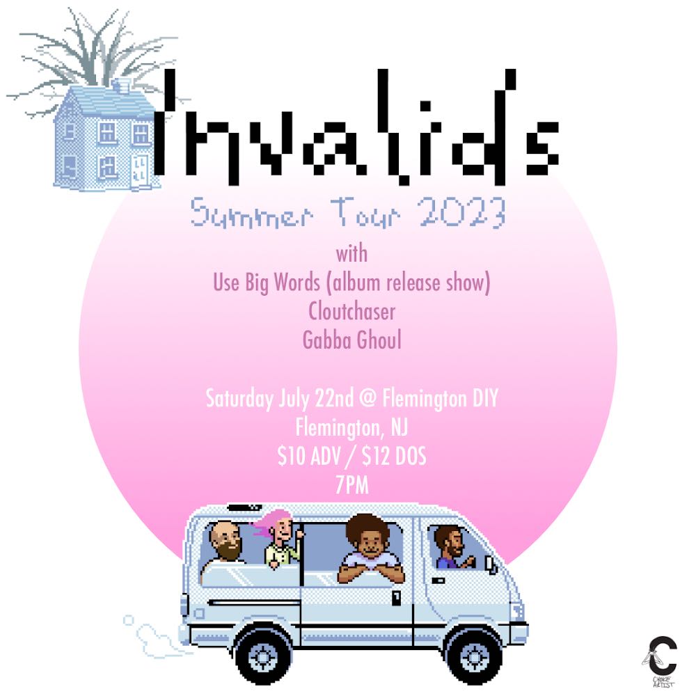 usebigwordsnj's tweet photo. 'in small conversation' release show
7.22.23
Flemington, NJ

@invalidsband 
@cloutchasernc 
@GabbaGhoulNJ 

@chokeartistnj https://t.co/B2DOTgg7kF
