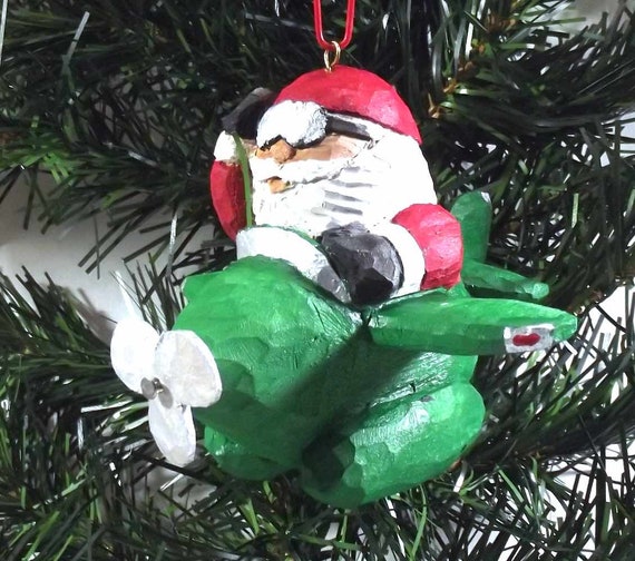 Flying Santa Claus Wood etsy.com/ClaudesWoodcar… via @EtsySocial #EtsySocial