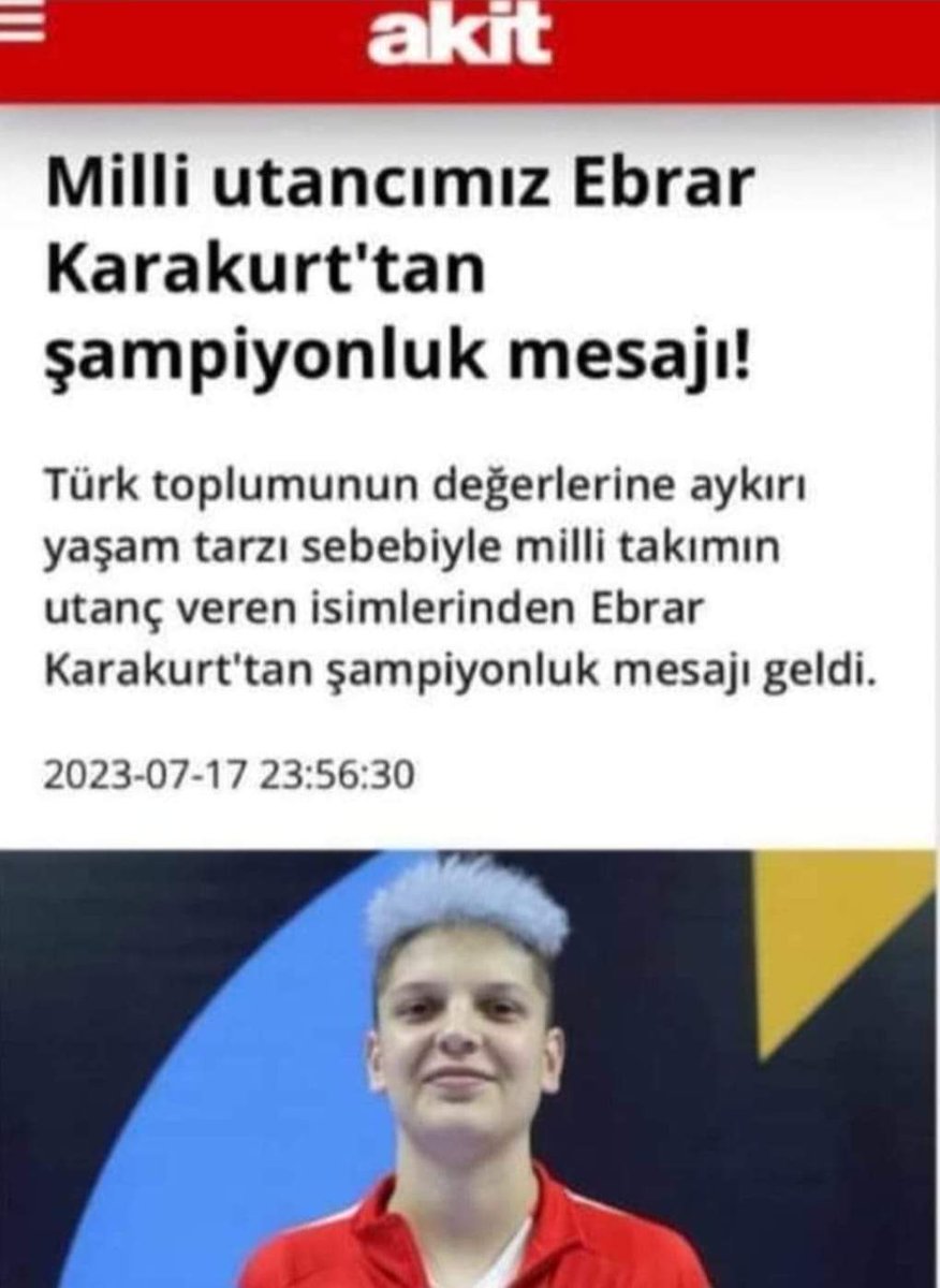 Türkiye'de yaşayan çağdaş ve medeni insanlar  Ebrar ile gurur duyuyor. 
DangalAKlar adına konuş çöl faresi bedevi akit.