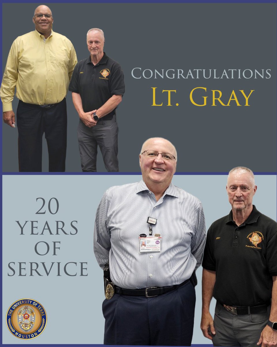 Quite the accomplishment! Congratulations Lt. Gray!