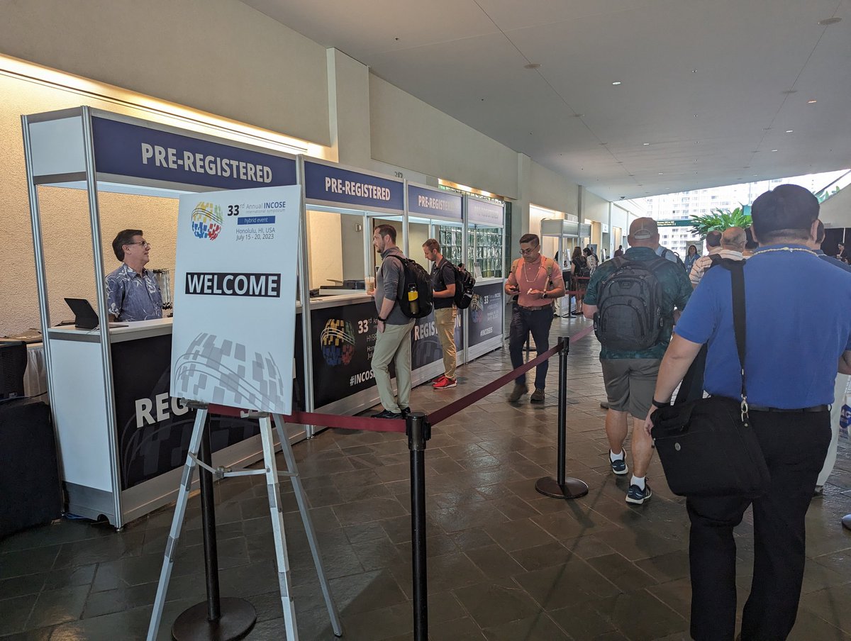 tgcc_incose's tweet photo. Registration was a breeze. #incoseis #tgcc #incose https://t.co/PoNZd7L2cp