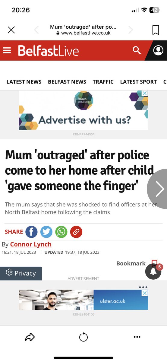 DanielleNoahsA1's tweet image. I shit you not. And yet they couldn’t make it out to investigate following reports of various activity in the night, in an area a missing  child is last seen naked &amp;amp; distressed. My mind is blown.
PSNI #Notfitforpurpose
#JusticeForNoah
#TimeForTruth
#Week160