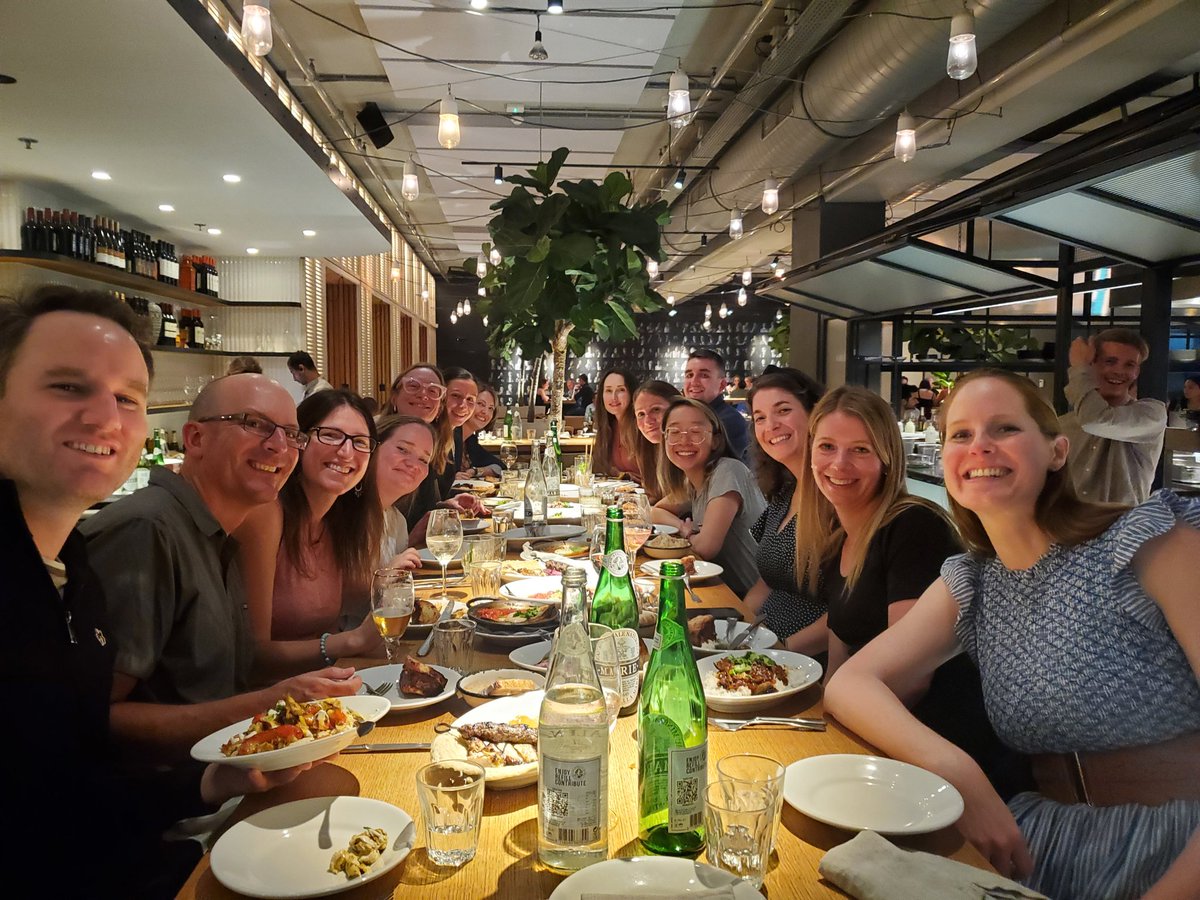Best inter-disciplinary multi-institute dinner ever! Hopefully this will spawn a million projects and grant ideas in future!!! #AAIC23
