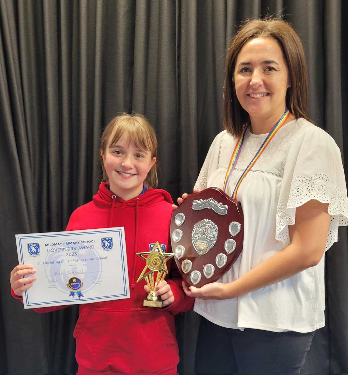 Proud recipients of Mildmay Primary School's 1st Governors Awards for Pastoral Care, Sportsperson and Overall Contribution to the School! #GoMildmay #GovernorsAwards #leavers2023