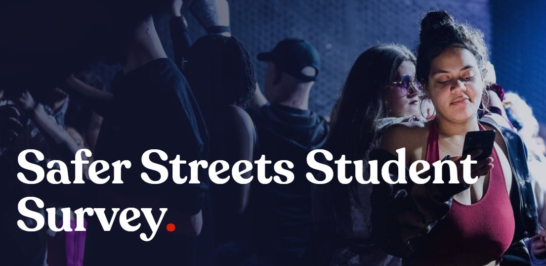 As part of a government funded Safer Streets project, @CanterburyCCUni is conducting research with students in Kent and Medway. The research aims to gain a better understanding of the experiences of #CCCU students. Take part in the survey here - bit.ly/44KAOlQ