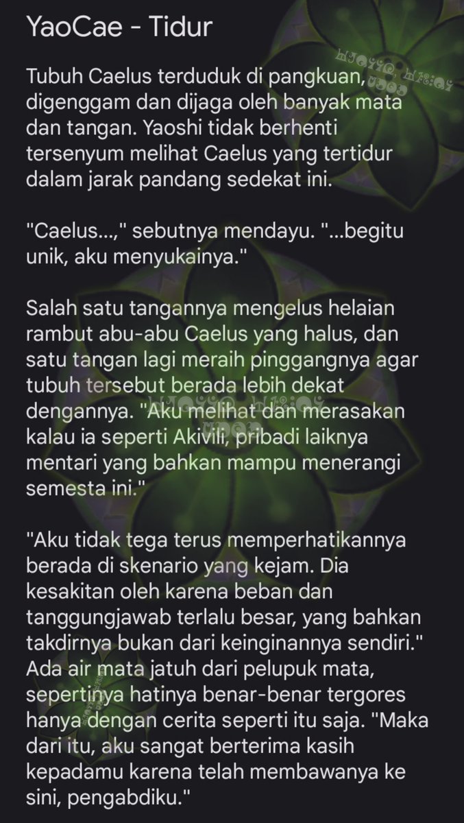cherry_closer's tweet photo. #YaoCae (???) (Yaoshi x Caelus) - Tidur

Salah satu trope favoritku UwU https://t.co/I9XolOJXBG
