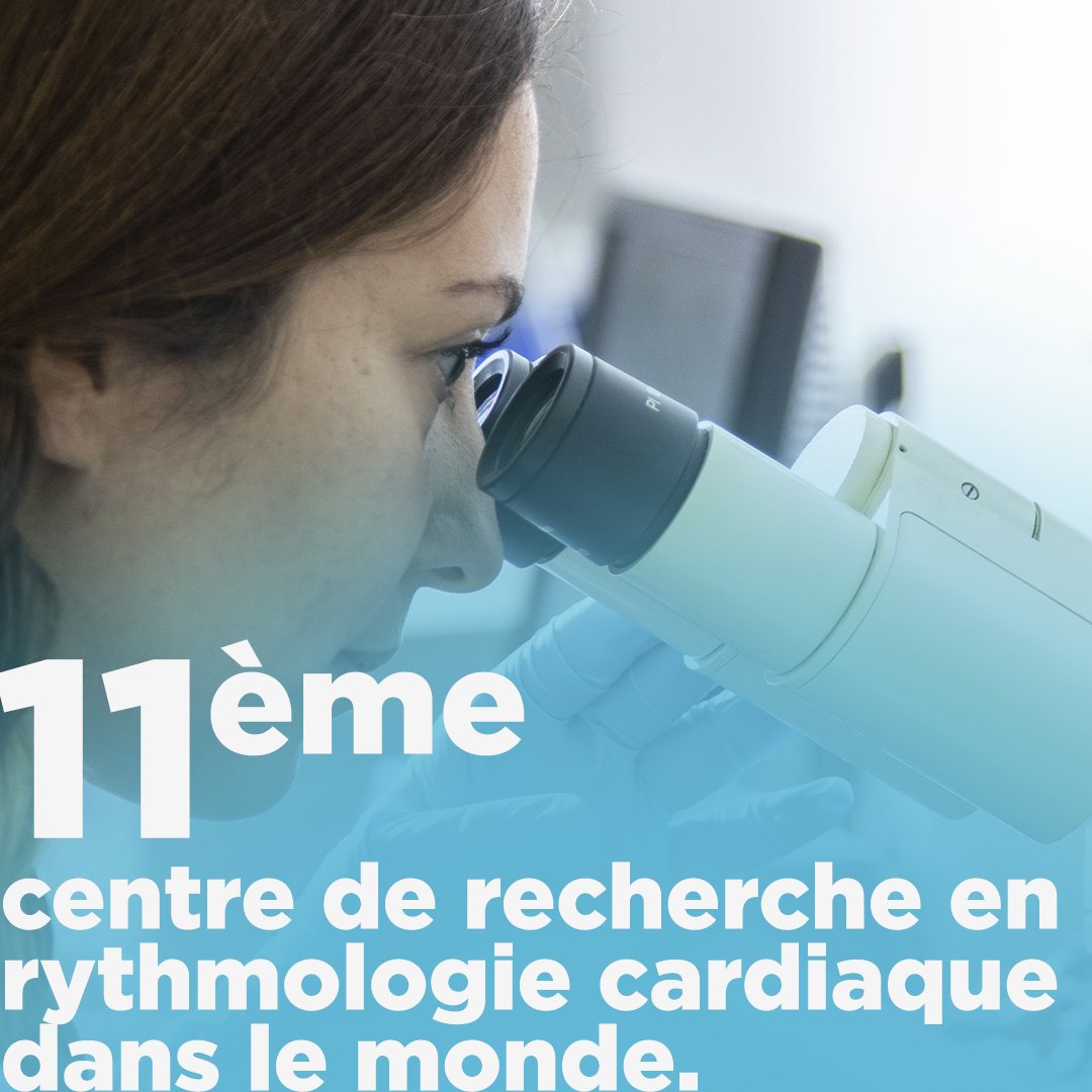 #Palmarès | Liryc se classe à la 11ème position parmi les #universités et centres de #recherche internationaux en #RythmologieCardiaque. Il est en 2ème position des centres de recherche français dans cette catégorie.